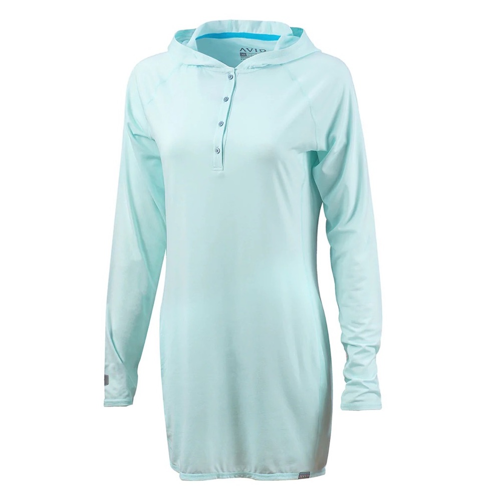 Avid Sportswear Womens Pacifico Cover Up Dress 50+ UPF Bleached aqua